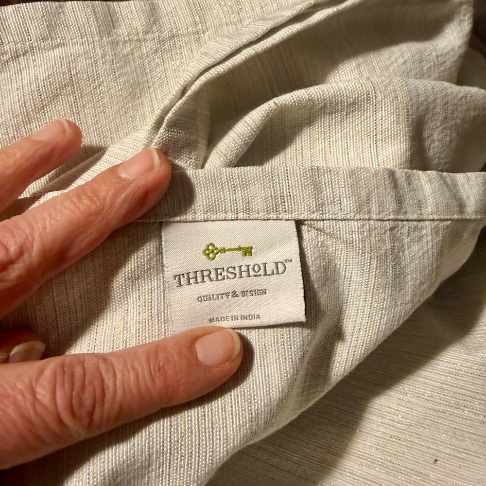 Threshold Textured Cream Fabric